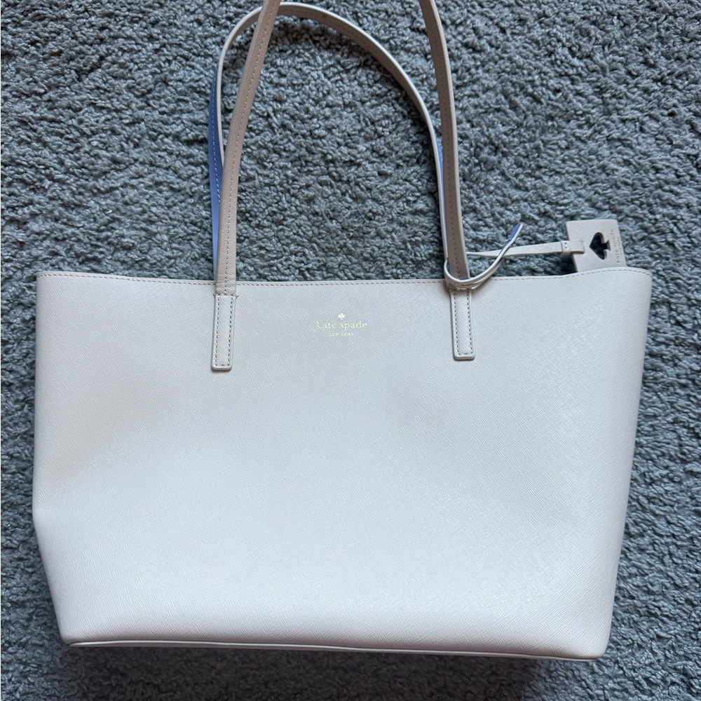 Kate Spade Ivory Tote Bag